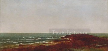  Kensett Arte - El paisaje marino del luminismo del mar John Frederick Kensett